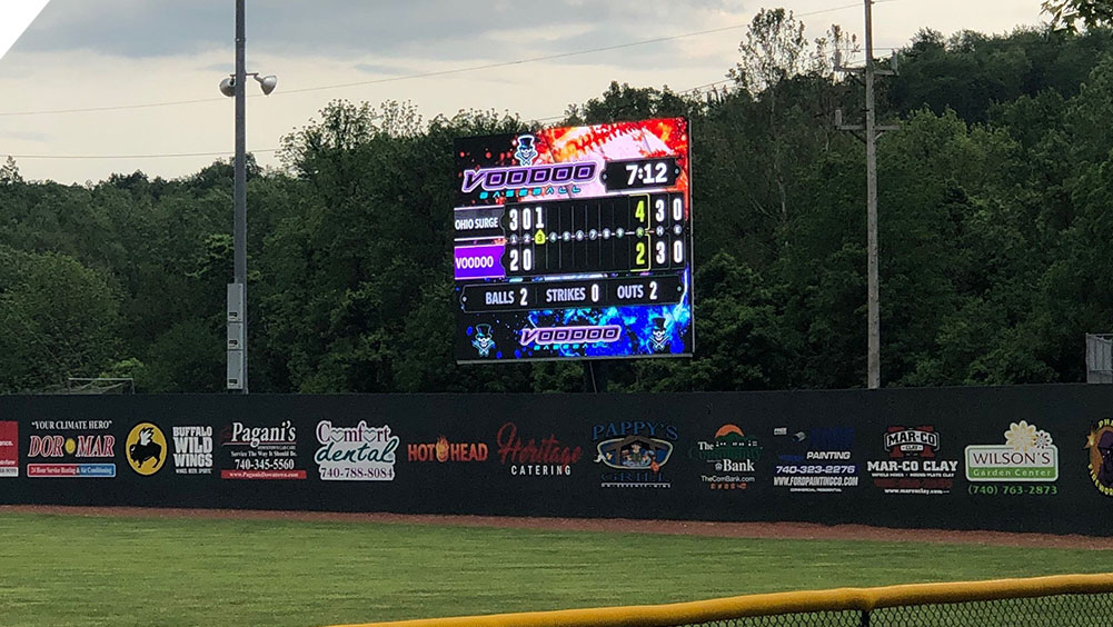 LED Baseball Video Scoreboard at Don Edwards Park