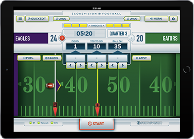 ScoreVision Scorekeeper App