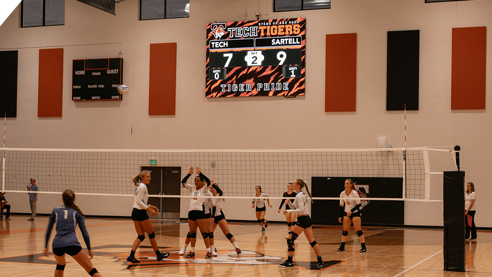 iB1410 Volleyball LED Video Scoreboard at St. Cloud Tech High School