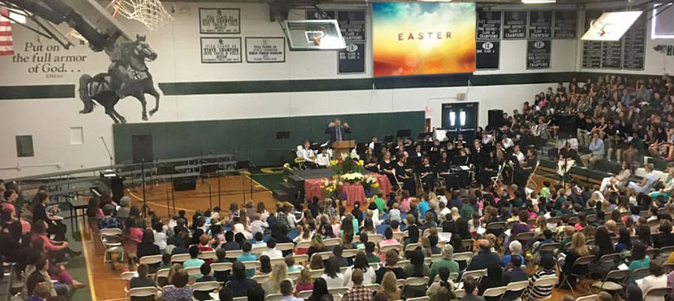 Easter Mass Church Service